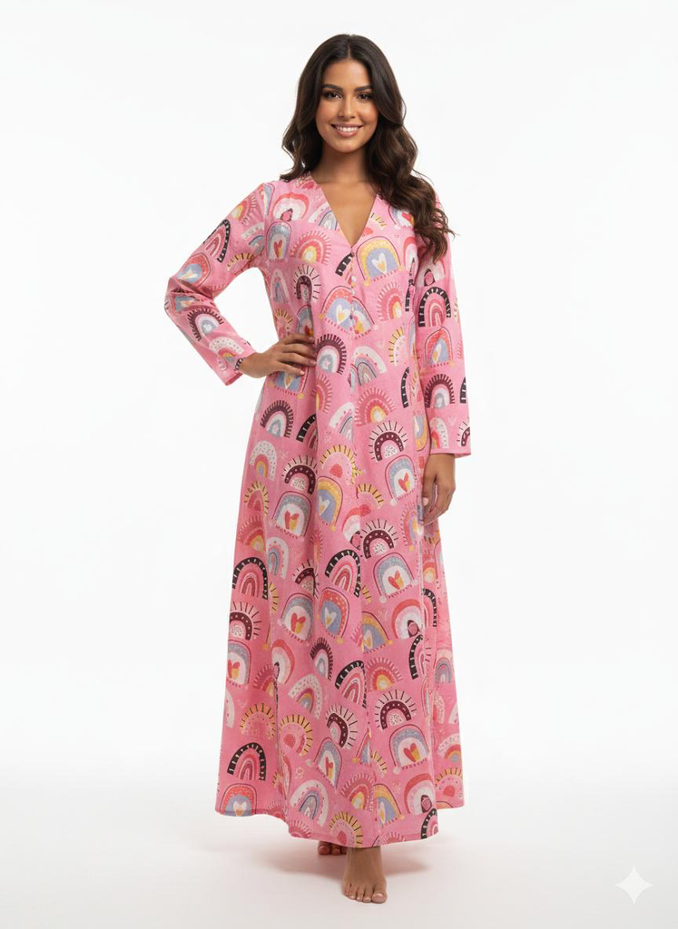 pink jalabiya