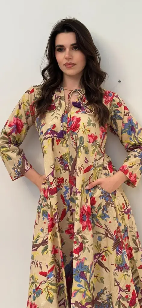 Autumn Bloom Jalabiya 