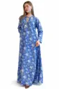 Blue Floral Jalabiya 